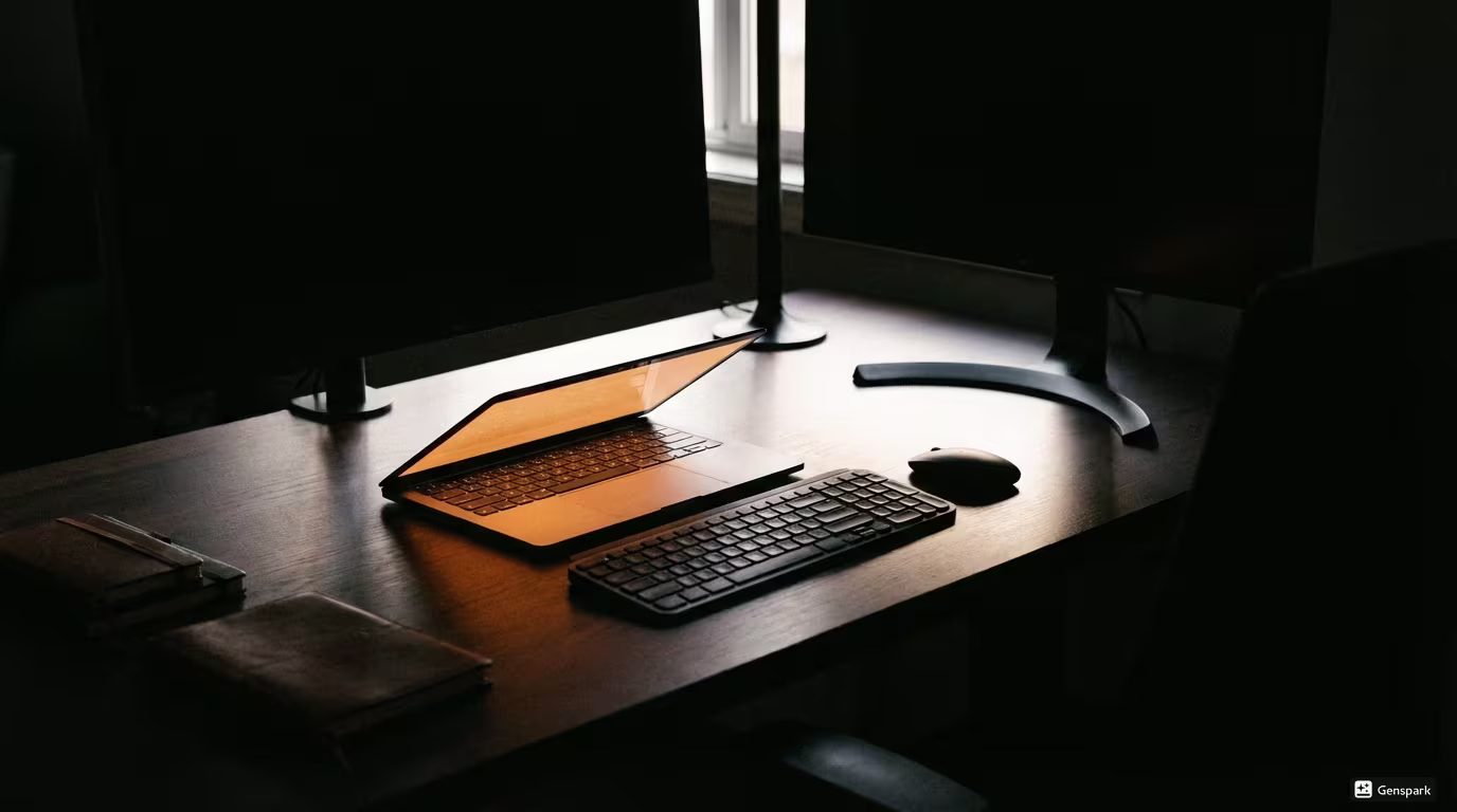 Minimalist Tech Workspace